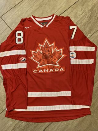 Sidney Crosby Team Canada Olympics Signed Jersey Autograph JSA Authentic LOA 3