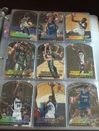 2000 WNBA Ultra Fleer Gold Medallion Complete Set includes Rookies 150 cards 3