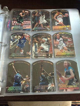 2000 WNBA Ultra Fleer Gold Medallion Complete Set includes Rookies 150 cards 5