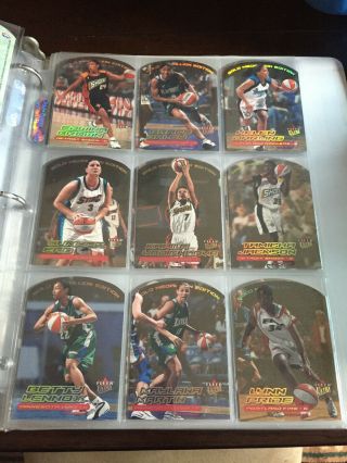 2000 WNBA Ultra Fleer Gold Medallion Complete Set includes Rookies 150 cards 6