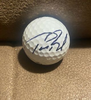 Tom Brady & Phil Mickelson Signed Golf Ball