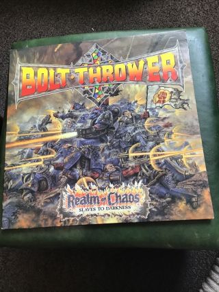 Bolt Thrower - Realm Of Chaos - Vinyl Lp,  Booklet (1989) Mosh 13 Uk Press Vg,