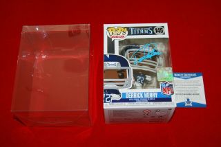 Derrick Henry Tennessee Titans Signed Funko Pop Beckett Witnessed 3