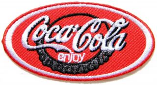 Patch Iron On Coke Coca Cola Soft Drink Soda Bar T Shirt Cap Sign Badge Emblem