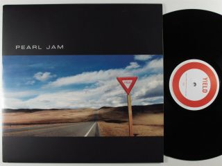 Pearl Jam Yield Epic Lp Vg,  /vg,  1st Pressing Die - Cut Cover