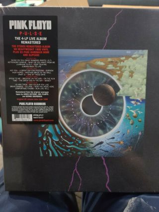 Pink Floyd Pulse Remastered 4 Lp Vinyl Box Set 180 Gram David Gilmour