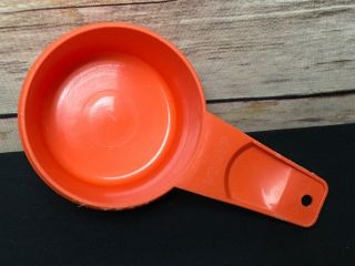 Vintage Tupperware Measuring Cup Orange 1/2 Cup Size Replacement Cup Only 764 - 5