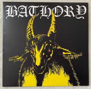 Bathory.  Yellow Goat Lp Darkthrone Mayhem Celtic Frost Slayer Venom Death Sodom