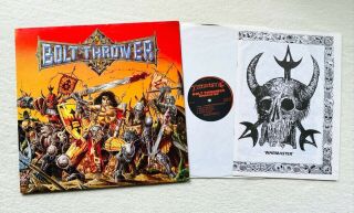 Bolt Thrower.  Warmaster Lp 1.  Press 1991 Carcass Morbid Angel Entombed Nocturnus