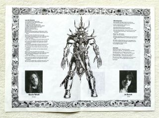 BOLT THROWER.  warmaster LP 1.  Press 1991 Carcass Morbid Angel Entombed Nocturnus 3