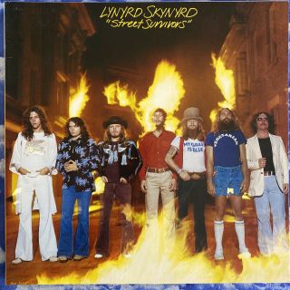 Lynyrd Skynyrd “street Survivors” 1st Press W/ Rare Merch Form 1977 Vinyl Lp Ex