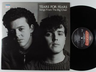 Tears For Fears Songs From The Big Chair Mercury Lp Nm
