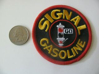 Vintage Signal Oil Gas Gasoline Embroidered Patch Nos Old Stock