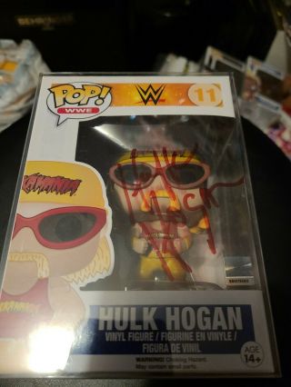 Wwe Wcw Nwo Hollywood Hulk Hogan Autograph Funko Pop