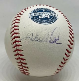 Derek Jeter Signed 2009 Yankee Stadium Inaugural Baseball Steiner Yankees