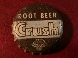 Crush Root Beer S C Tax Stamp Cork Lined Bottle Cap / Crown