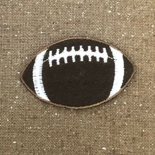 Football Patch - 2 1/8 Inches X 1 3/8 Inches