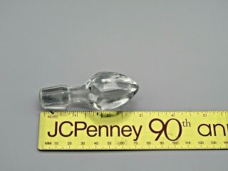 Medium Decanter Bottle Stopper Clear Cut Glass/crystal,