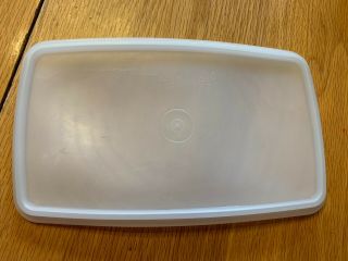 Tupperware Replacement Lid 817 Clear 9 1/4 X 5 1/2 "