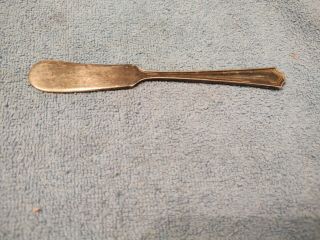 Old Vtg Silverplate Butter Knife National Silver Plate A.  1