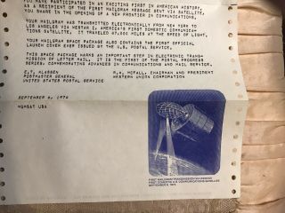 1974 Western Union Mailgram PW197 3