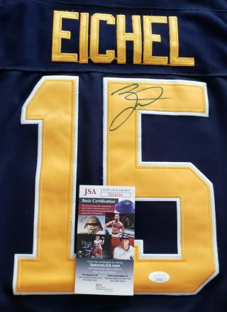 Jack Eichel Signed Sabres Jersey Size Xl In Person.  Jsa Certified