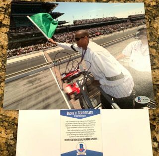 Reggie Miller Signed 8x10 Photo Indiana Pacers Ucla Bruins Indy 500 Bas