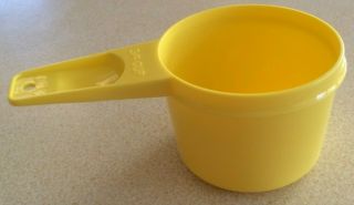 Vintage Tupperware Replacement Measuring Cup 3/4 - Cup Yellow 762 - 3