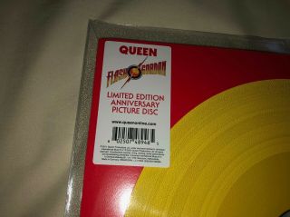 Queen Rare Limited Edition Numbered Picture Disc Flash Gordon Freddie Mercury LP 2