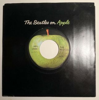 Beatles / Hey Jude & Revolution / 1968 Error East Coast 45 W/ Apple Sleeve / Nm -