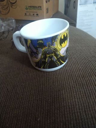 1991 Dc Comics Batman Plastic Coffee Cup
