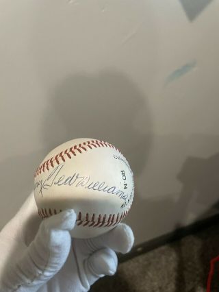 Ted Williams / Bill Terry Signed / Autographed Baseball Jsa Loa