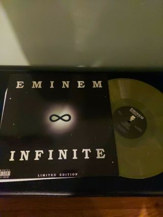 Eminem " Infinite " Vinyl,  Record.  Limited Edition.  Yellow Vinyl.  Vinyl =near