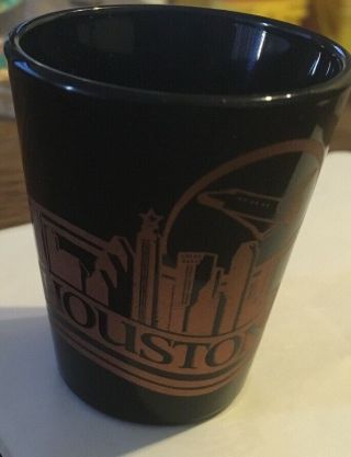Vintage Shot Glass - Souvenir Of Houston Tx