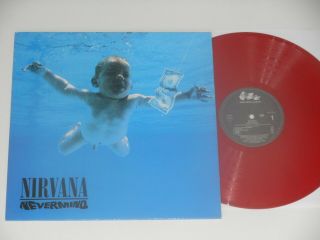 Nirvana Nevermind Red Vinyl Lp Unplayed Dgc Sub Pop 424 425 - 1 Europe