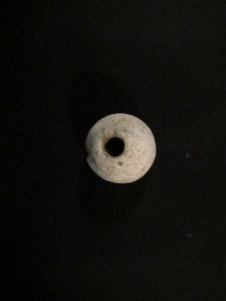Ancient Egyptian Pre Dynastic Limestone Spindle Whorl - Museum Deaccession,  Rare