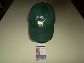 Phil Mickelson Hand Signed 2006 Masters Hat Jsa M35591 Pga Golf Autograph