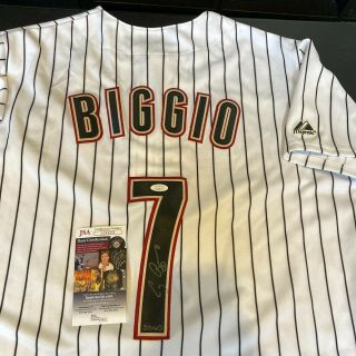 Craig Biggio Signed Authentic Majestic Houston Astros Jersey Jsa