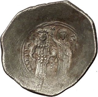 Manuel I Comnenus 1143ad Ancient Byzantine Coin Jesus Christ Virgin I54030