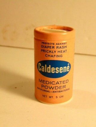 Older Cardboard & Plastic Caldesene Medicated Powder Shaker