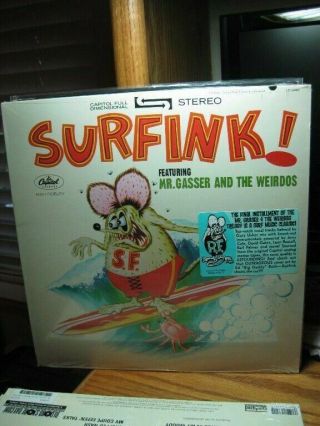 Mr.  Gasser And The Weirdos Surfink Rsd Exclusive Lp Vinyl Record W/ Hype