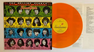 Rolling Stones - Some Girls - 1978 Limited Edition Orange Color Vinyl (nm)