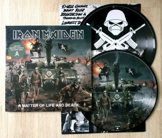 Iron Maiden A Matter Of Life And Death 2006 Uk Ltd Picture Disc 2 Lp