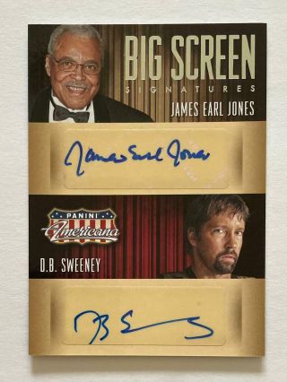 2015 Panini Americana 40/49 Db Sweeney James Earl Jones Bc - Js Auto