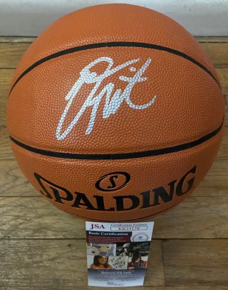 Donovan Mitchell Signed Spalding Nba Basketball W/ Jsa Utah Jazz