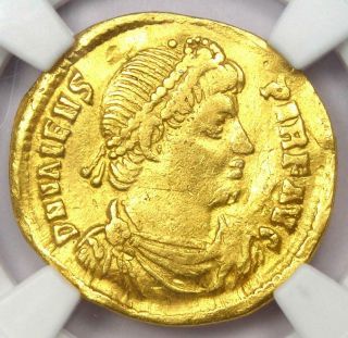 Ancient Roman Valens Av Solidus Gold Coin 364 - 378 Ad - Certified Ngc Vf