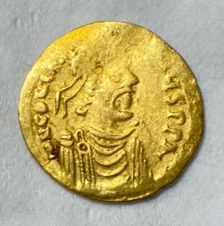 Ancient Byzantine Gold Coin Constans Ii - 641 - 688 Ad.  Tremissis - Coin