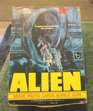 1979 Topps,  Alien Movie Photo Cards In Display Box.  36 Count Packages