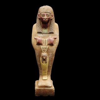Xxl_rare Antique Egyptian Stone Ushabti (shabti) Statue Figure.  Ancient Egypt