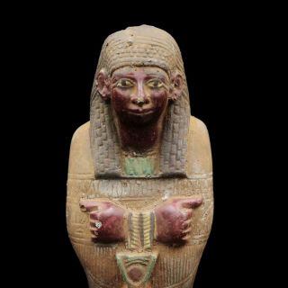 XXL_RARE Antique Egyptian Stone Ushabti (Shabti) Statue Figure.  ANCIENT EGYPT 2